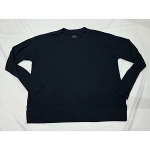 Lucky Brand Sweater Womens Medium Blue Lightweight Casual